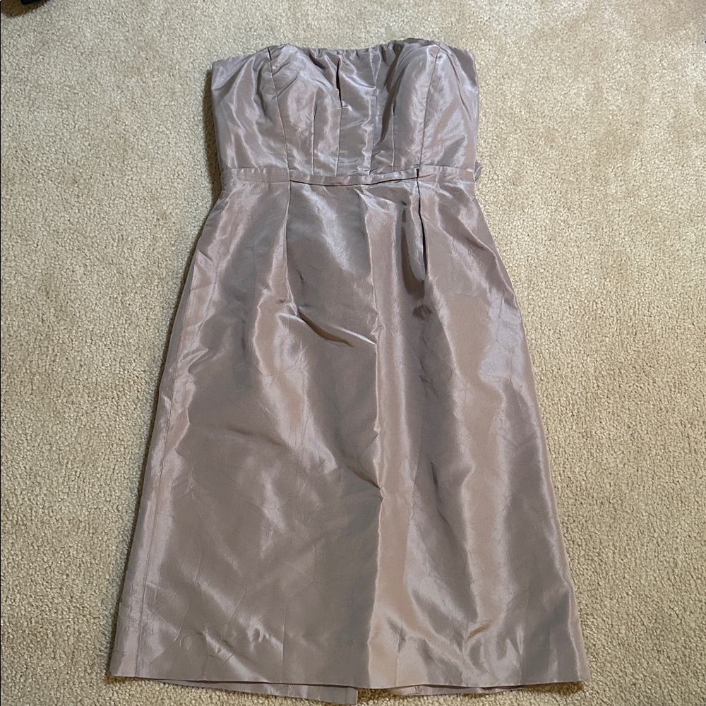J. Crew like new strapless cocktail dress